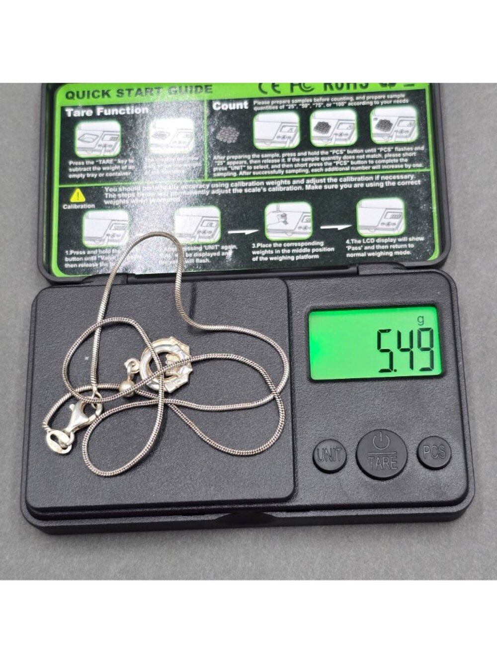 Solvar Sterling Silver Claddagh Necklace Interlocking Double Charm Ireland 16" - Picture 11 of 12